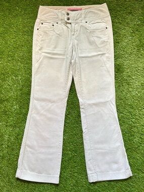 Jacob Connexion White Corduroy Bootcut Pants Size 1/2